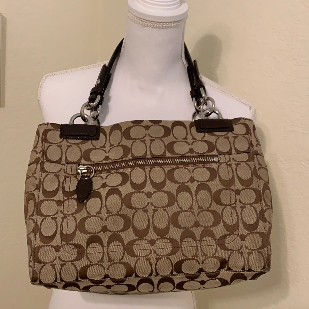 Coach Brown handbag 12” x 8.5”